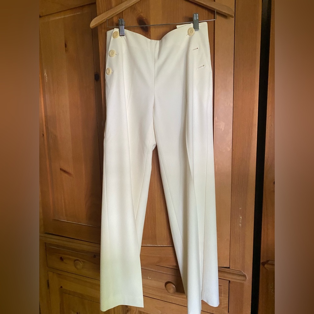 Talbots Side Button Sailor Pants - image 1
